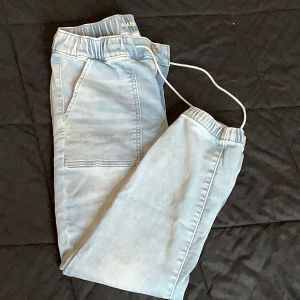 Light Blue Jogger Pants